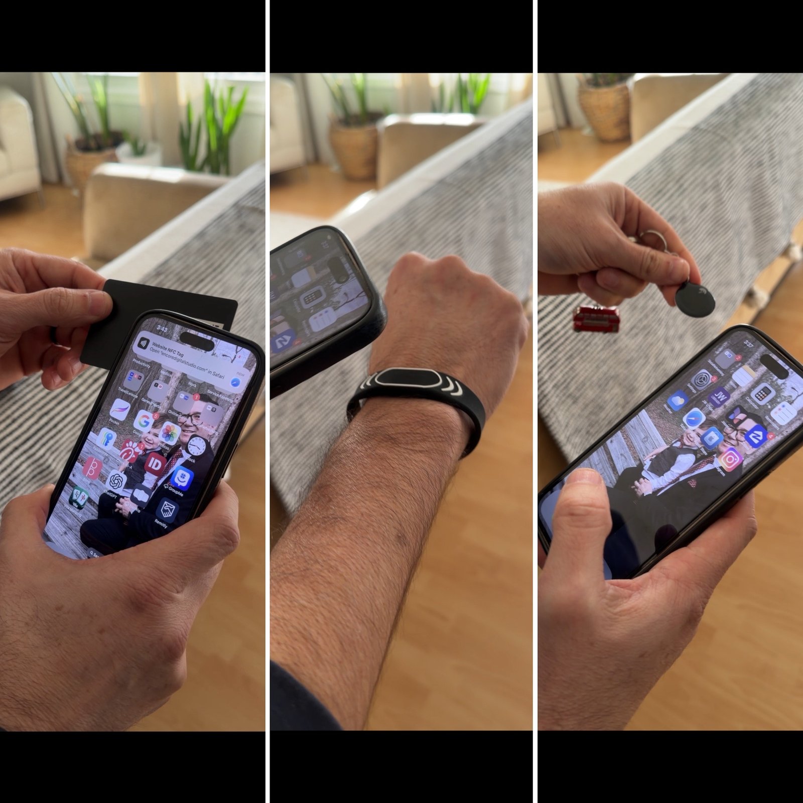 NFC accessory keychain